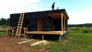Haus nach individuellem Projekt, Gebiet Moskau: Fassadenverkleidung