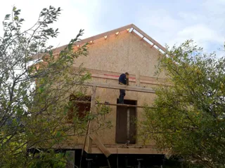 Custom-design house, Arkhangelsk Region: roofing