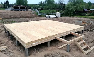 Haus 112,5 m² nach Projekt „Kostroma“, Dorf Nastasino: SIP-Boden auf Höhe 0