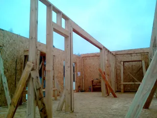 Haus nach Projekt „Mistika - S2.8“, Gebiet Moskau: Wandmontage