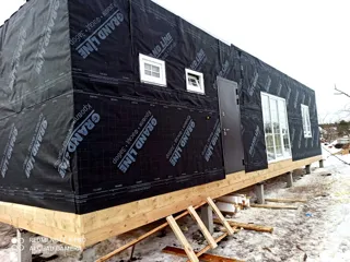 Haus 77,4 m², individuelles Projekt, SNT „Sadowod“: fertiges Haus