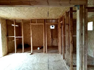 House, “Style 44.2.8” design, Lipovitsy village: interior partitions