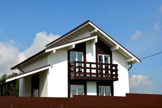 Haus nach Projekt „Fantasija“, Siedlung Plotina: Fertiges Haus