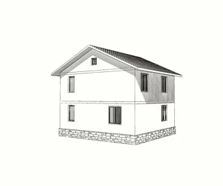 Özel projeli ev, Obninsk: proje görselleştirmesi