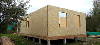 Haus nach individuellem Entwurf, Gebiet Wladimir: Wandmontage