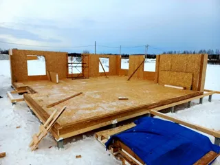 Özel projeye göre 149 m² ev, Kostroma: duvar montajı