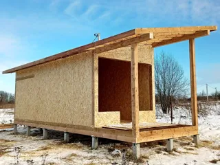 Gästehaus nach individuellem Projekt, Gebiet Kostroma: fertiges Haus