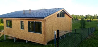 Haus 84 m², individuelles Projekt, Siedlung „Pojma Rusy“: Dach