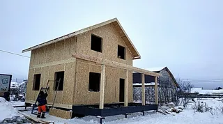 Haus nach Projekt „Nesabudka“, Gartengemeinschaft SNT „Rus“: zweites Obergeschoss und Dachgeschoss