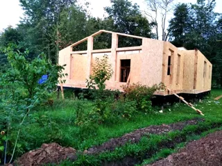 Haus nach individuellem Entwurf, Dorf Kuznetsovo: Wandmontage