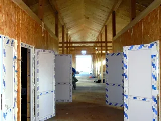 Haus nach Projekt „Barskoe pomeste“, Gebiet Kostroma: Innenwände