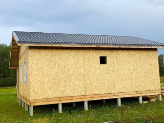 Özel projeli ev, Kryukovo köyü: tamamlanmış yapı