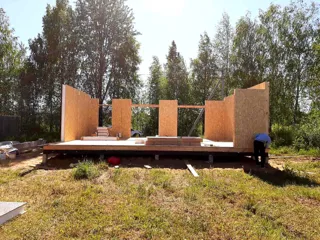 Haus nach Projekt „Mistika - S2.8“, Siedlung Nekrasovskoe: Wandmontage