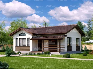Haus nach Projekt „Galaktika - 76.65“, Kostroma: Projektvisualisierung
