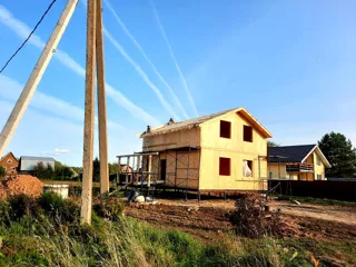 Haus nach individuellem Entwurf, Dorf Telyatevo: fertiges Gebäude