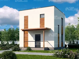 Haus mit 104 m² nach dem Projekt „Stil 104.2.8“, Moskva