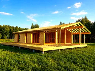 168,61 m² house built to a custom design, Yaroslavl Region: roofing