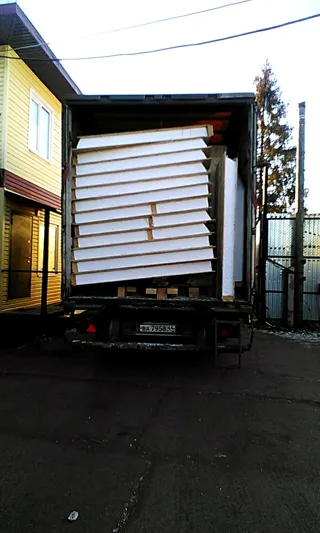 House built to a custom design, Kostroma: house kit delivery