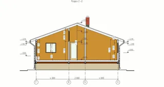 Haus nach individuellem Entwurf, Dorf Popovskaya: Projektvisualisierung