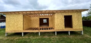 Haus nach Projekt „Randevu - E2.8“, Gebiet Moskau: Wandmontage
