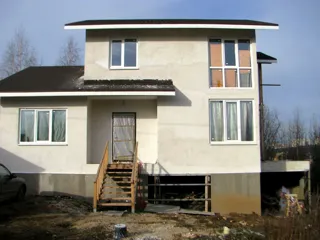 Özel projeli ev, Nizhniy Novgorod: tamamlanmış yapı