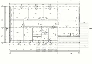 147,7 m² house built to a custom design, Moscow Region: design floor plan