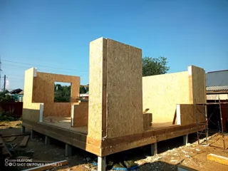 Haus 114,6 m² nach Projekt „Musa“, Kostroma: Wände des Erdgeschosses