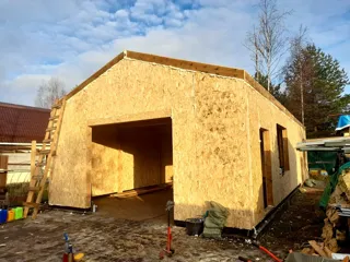 Garage nach individuellem Projekt, Gebiet Moskau: Wandmontage