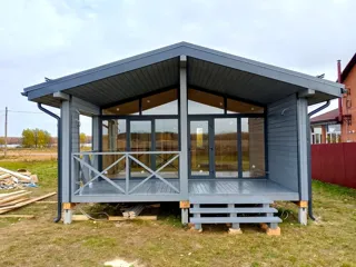 Haus nach Projekt „Chalet 45“, Gebiet Kostroma: Fertiges Haus