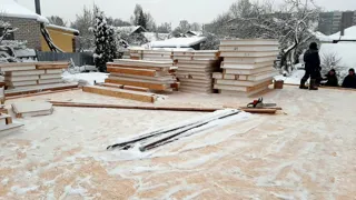 Haus nach Projekt „Barnhouse 110“, Ivanovo: SIP-Boden auf Höhe 0