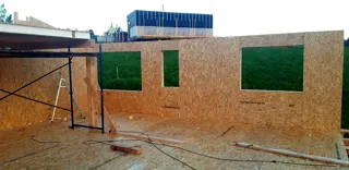 Haus 84 m², individuelles Projekt, Siedlung „Pojma Rusy“: Wandmontage