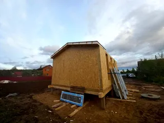 House, “Barnhouse 33” design, Novonikolskoe village: roofing