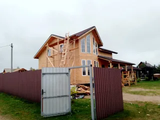 Haus 188 m² nach individuellem Projekt, Dorf Ivanovskoe: Fertiges Haus