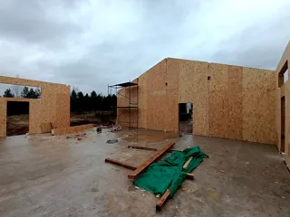Garage nach individuellem Projekt, Gebiet Iwanowo: Wandmontage