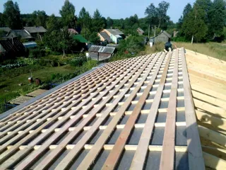 Haus nach individuellem Entwurf, Dorf Fedosovo: Dach