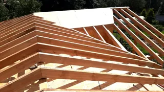 Custom-design house, Shurintsevo village: roofing