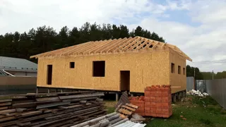 Haus nach individuellem Entwurf, Dorf Troitsko-Nikolskoe: Dach