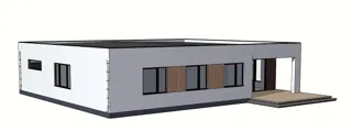 Haus 224 m² nach individuellem Projekt, Dorf Borovikovo: Projektvisualisierung