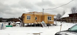 Haus 104 m² nach individuellem Projekt, Dorf Kornevo: Fertiges Haus