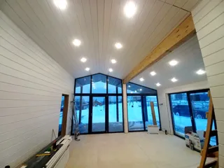 Showroom Barnhouse 76.3 in Kostroma: Innenausbau
