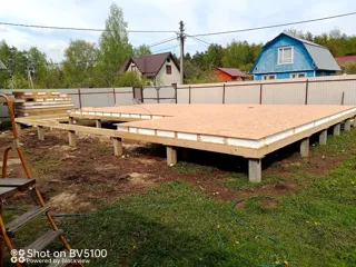 Haus 102 m² nach Projekt „Mistika - E2.8“, Gebiet Moskau: SIP-Boden auf Höhe 0