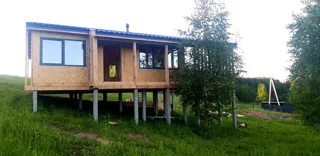Haus 84 m², individuelles Projekt, Siedlung „Pojma Rusy“: fertiges Haus