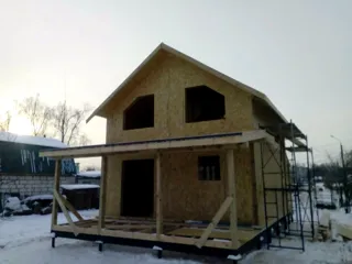 Haus nach Projekt „Wdochnowenie“, Wyksa: fertiges Haus