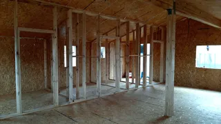 Haus nach Projekt „Barnhouse 76.1“, Gebiet Iwanowo: Innenwände