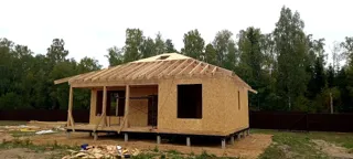 Haus 92 m² nach individuellem Projekt, Dorf Ivantsevo: Wandmontage