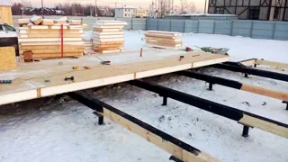 Haus nach Projekt „Markis“, Gebiet Moskau: SIP-Boden auf Höhe 0