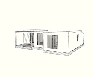 Haus nach individuellem Entwurf, Dorf Vnukovo: Projektvisualisierung