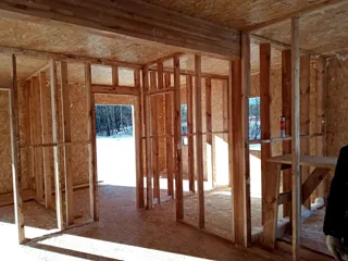 Haus nach Projekt „Jaroslawl“, Dorf Karmanovo: Innenwände