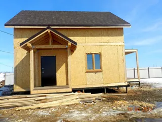 Haus nach Projekt „Arsamas“, Dorf Belyanitsy: Fertiges Haus
