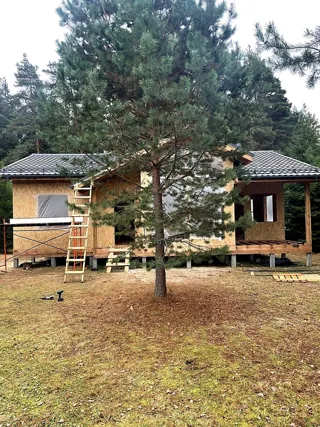 Custom-design house, Svetloe village: finished building